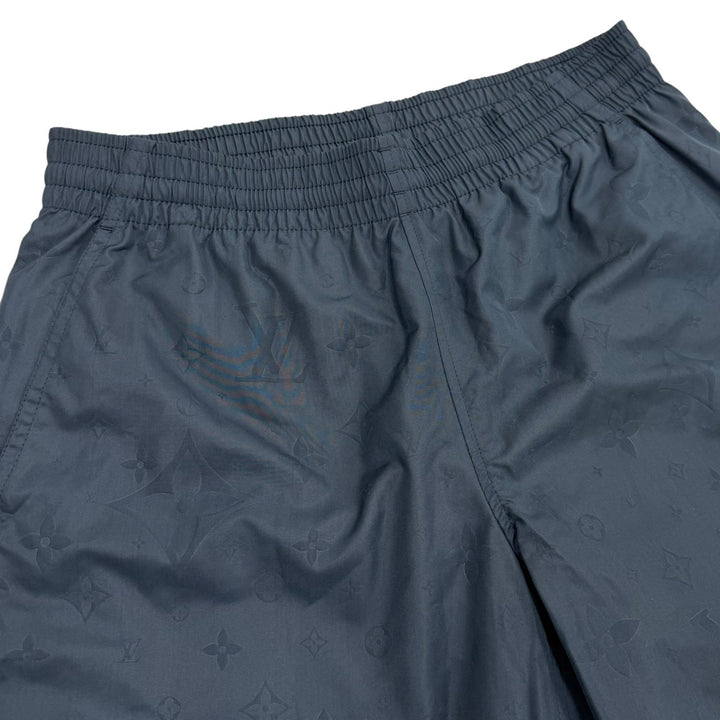 Excellent LOUIS VUITTON Shorts Signature Swimboard Shorts Navy XS 1A7Y0M