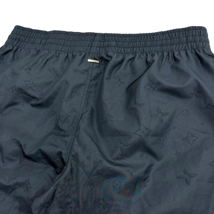 Excellent LOUIS VUITTON Shorts Signature Swimboard Shorts Navy XS 1A7Y0M