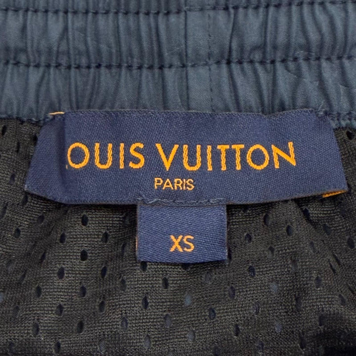 Excellent LOUIS VUITTON Shorts Signature Swimboard Shorts Navy XS 1A7Y0M