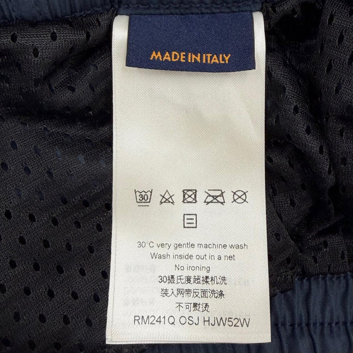 Excellent LOUIS VUITTON Shorts Signature Swimboard Shorts Navy XS 1A7Y0M