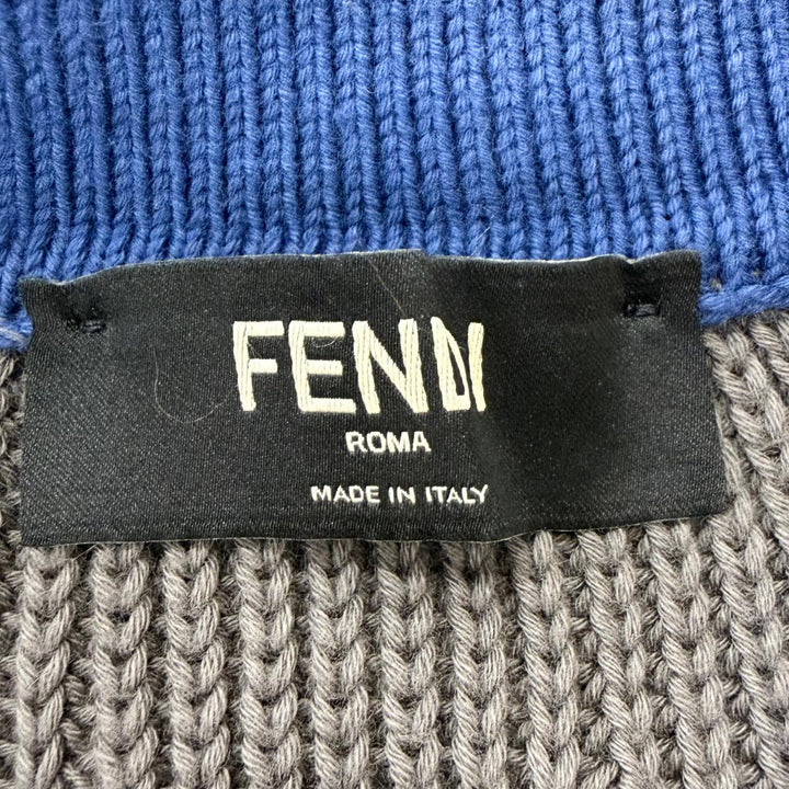 Excellent FENDI Best Icon Sleeveless Knit Polo Shirt Brown cotton