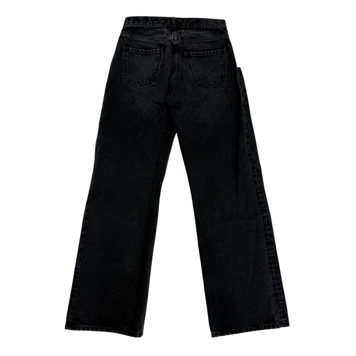 Excellent Maison Margiela 1 pants 5-pocket wide denim pants Black 38 S51LA0052
