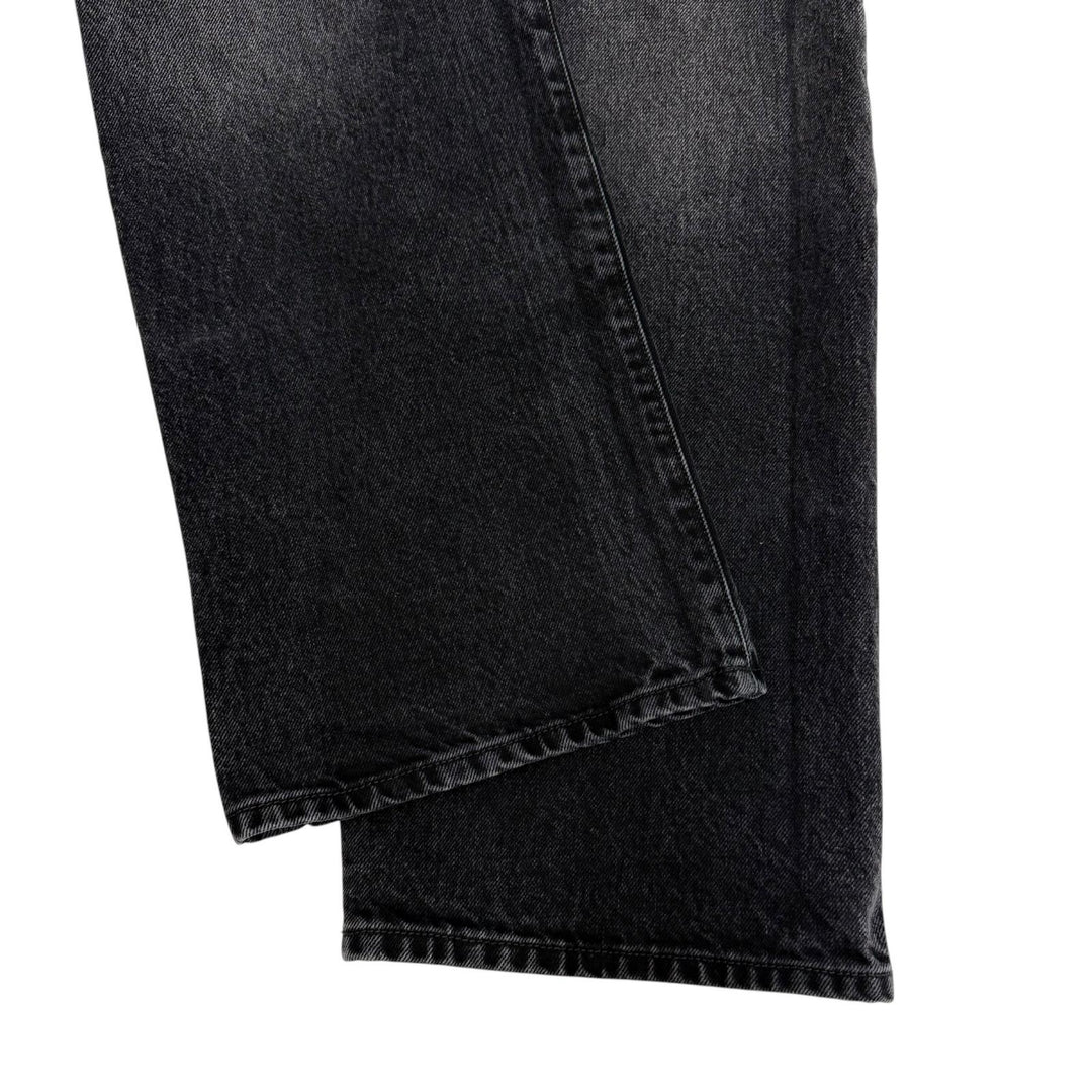 Excellent Maison Margiela 1 pants 5-pocket wide denim pants Black 38 S51LA0052
