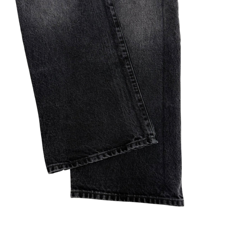 Excellent Maison Margiela 1 pants 5-pocket wide denim pants Black 38 S51LA0052
