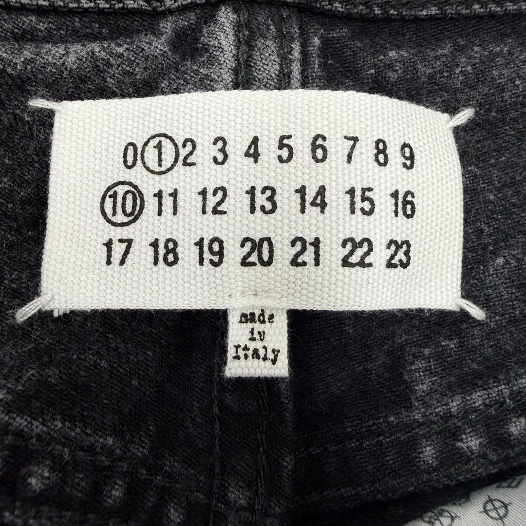 Excellent Maison Margiela 1 pants 5-pocket wide denim pants Black 38 S51LA0052