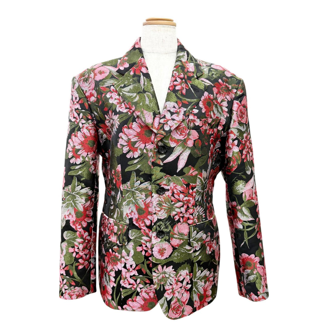 Excellent COMME des GARCONS tailored jacket Gobelin Jacquard Floral S GK-J023