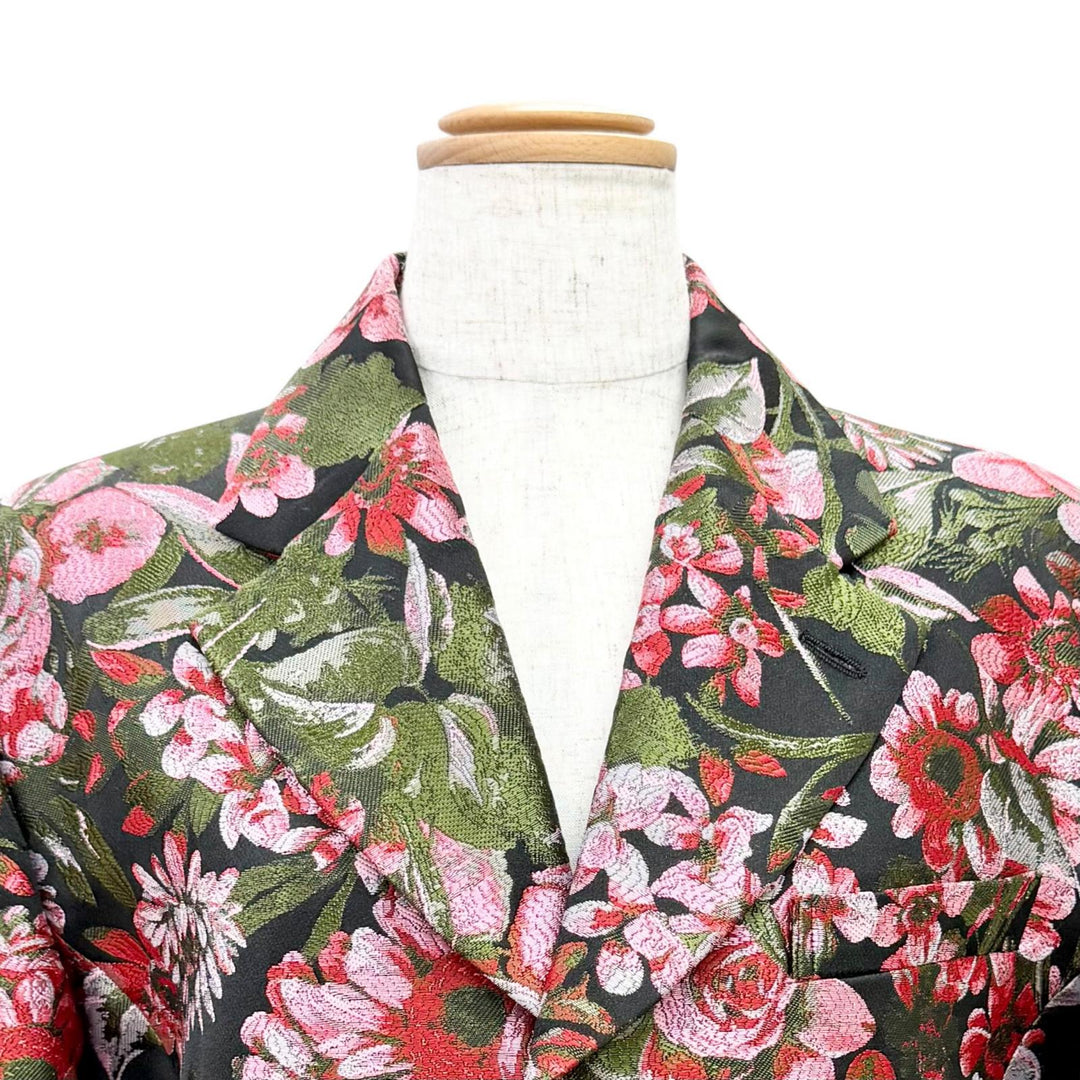 Excellent COMME des GARCONS tailored jacket Gobelin Jacquard Floral S GK-J023