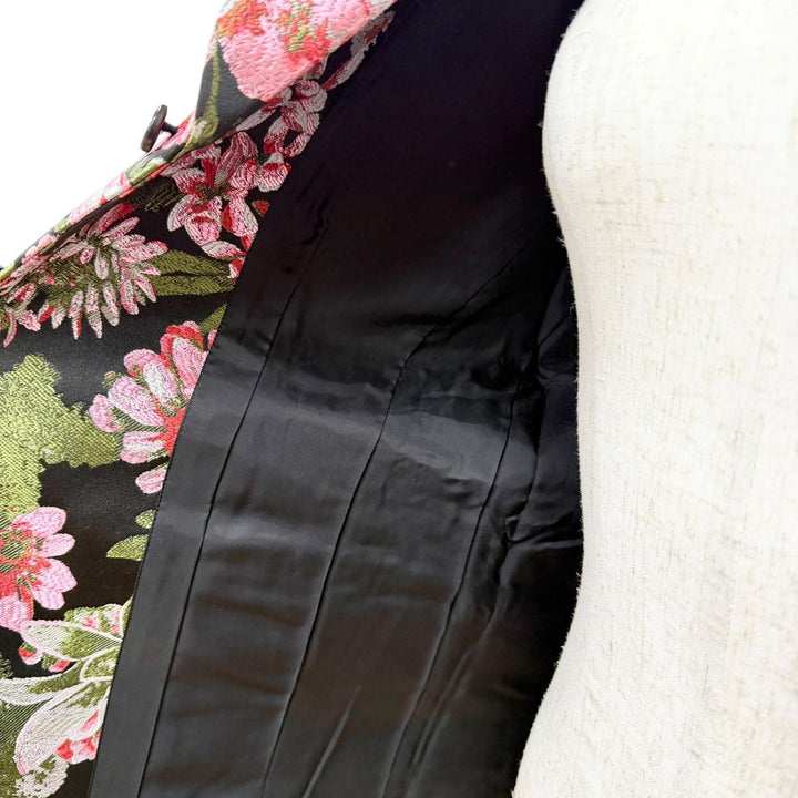 Excellent COMME des GARCONS tailored jacket Gobelin Jacquard Floral S GK-J023