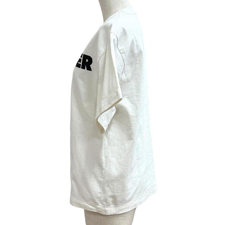 Great JIL SANDER Short sleeve T-shirt Oversized logo design cotton XS J02GC0001