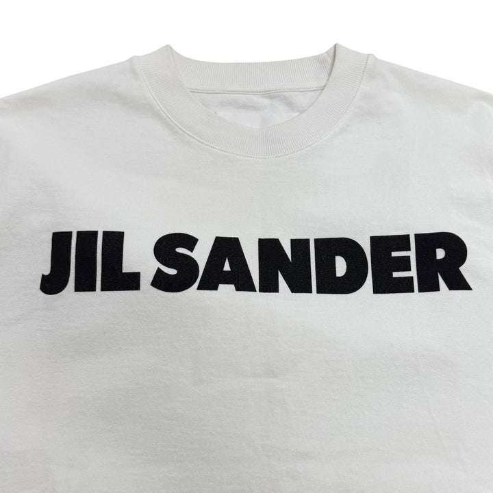 Great JIL SANDER Short sleeve T-shirt Oversized logo design cotton XS J02GC0001