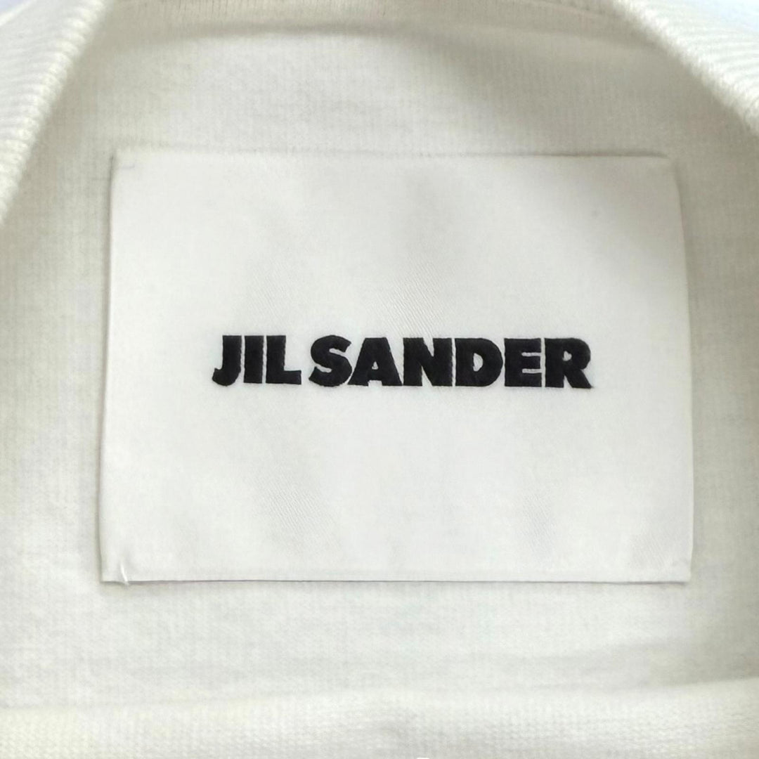 Great JIL SANDER Short sleeve T-shirt Oversized logo design cotton XS J02GC0001