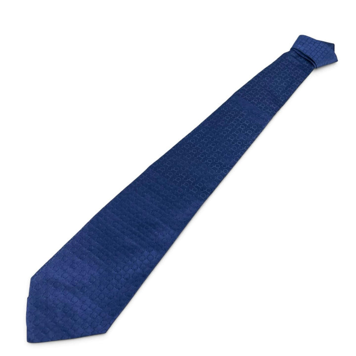 Pristine Salvatore Ferragamo tie Gancini all-over print silk tie, set of 2 silk