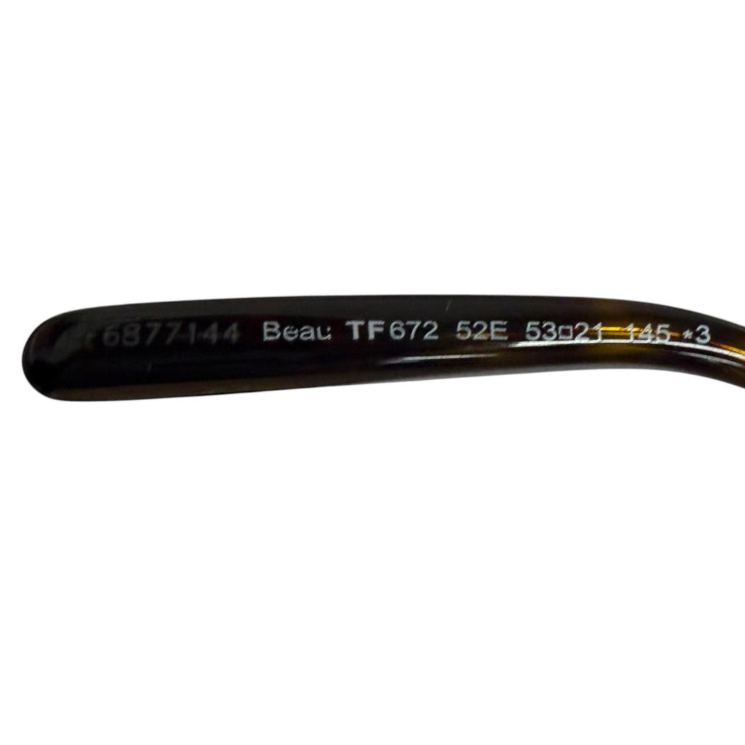 Excellent TOM FORD sunglasses Beau Model worn by Mikuru Asakura Brown demi