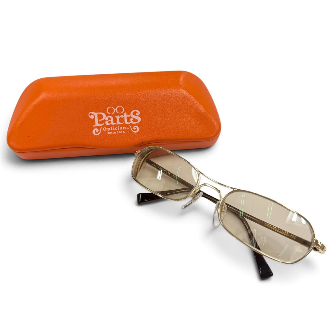 Great LOUIS VUITTON sunglasses Conspiration Two Bridges gold Women Z0038U