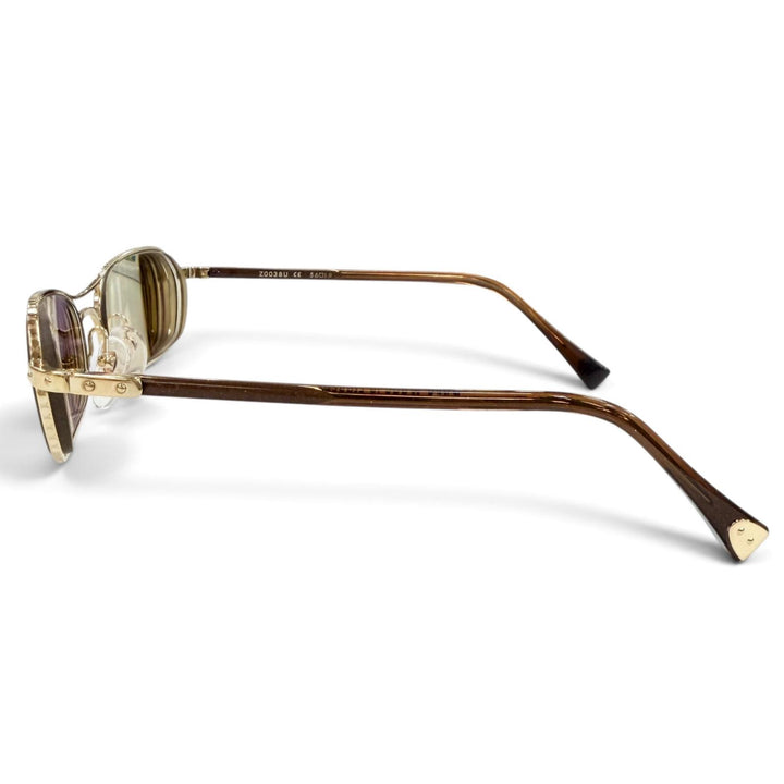 Great LOUIS VUITTON sunglasses Conspiration Two Bridges gold Women Z0038U