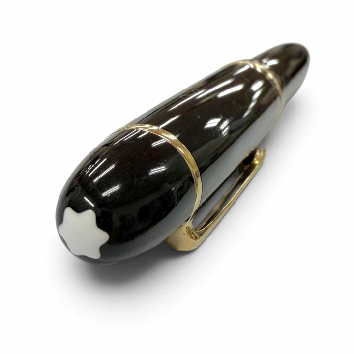 Very Good MONTBLANC fountain pen Meisterstück 149 white star black 14K mens