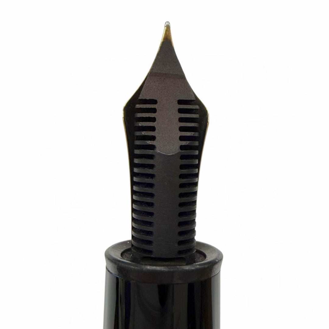 Very Good MONTBLANC fountain pen Meisterstück 149 white star black 14K mens