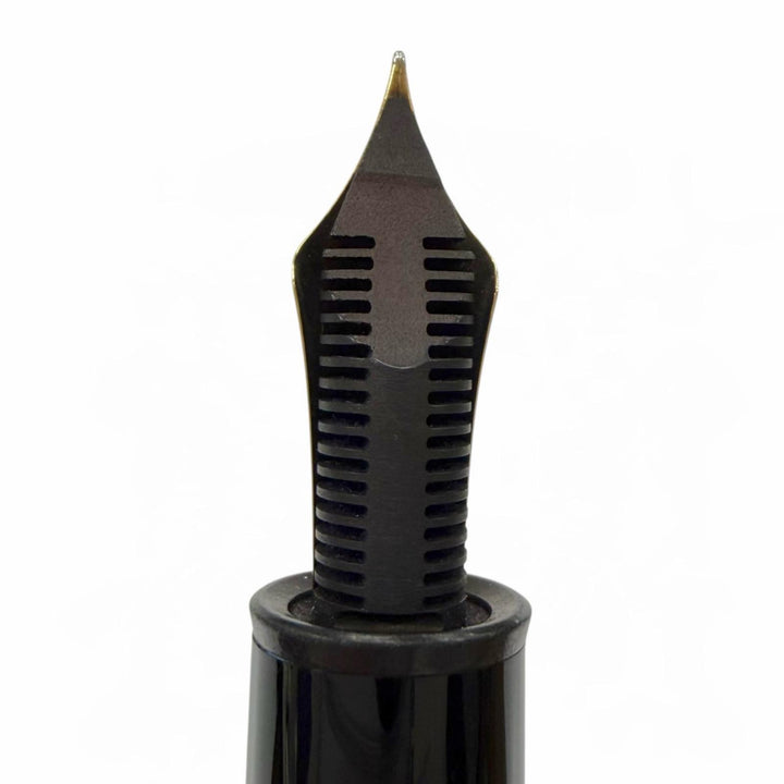 Very Good MONTBLANC fountain pen Meisterstück 149 white star black 14K mens