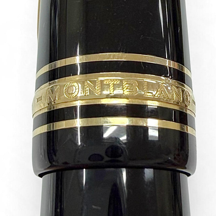 Very Good MONTBLANC fountain pen Meisterstück 149 white star black 14K mens