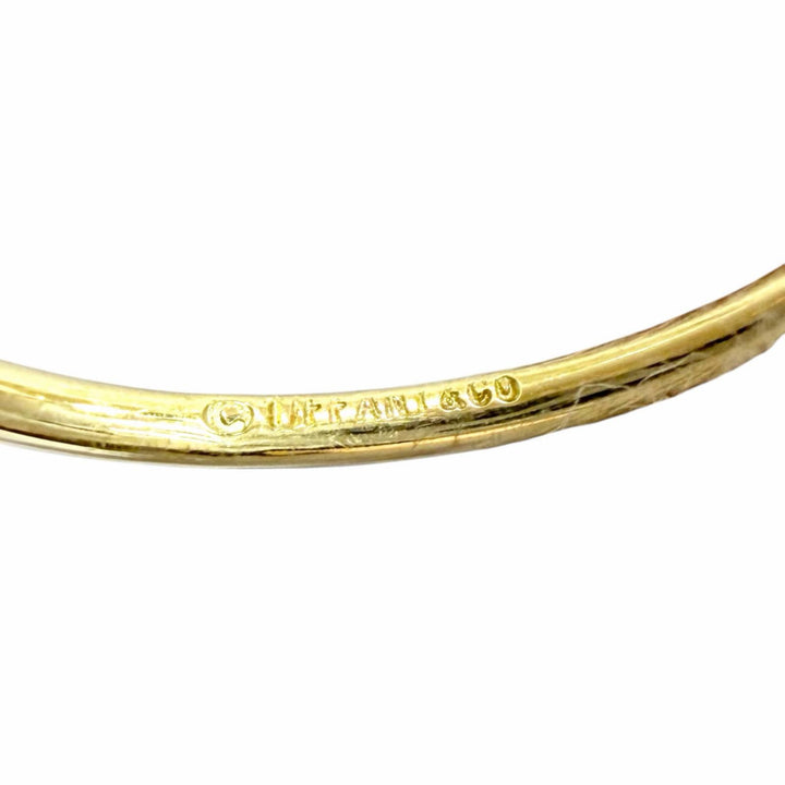 Great TIFFANY&Co. Ring ring Diamond Reversible Yellow Gold 18K Women