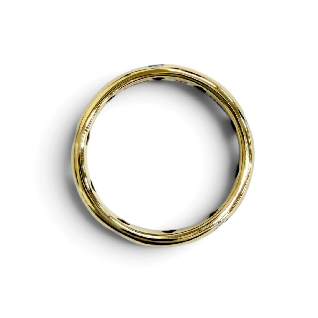 Great TIFFANY&Co. Ring ring Dot diamond ring 750(YG) Pt950 Yellow Gold 750 Women