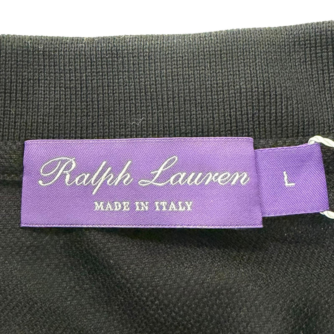 Pristine RALPH LAURENPURPLE LABEL Short sleeve polo shirt Logo embroidery