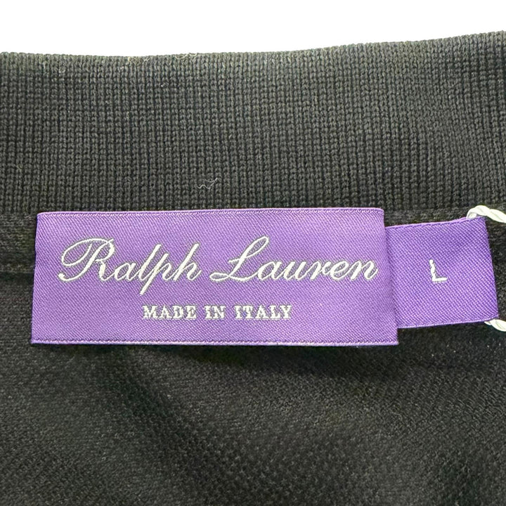 Pristine RALPH LAURENPURPLE LABEL Short sleeve polo shirt Logo embroidery