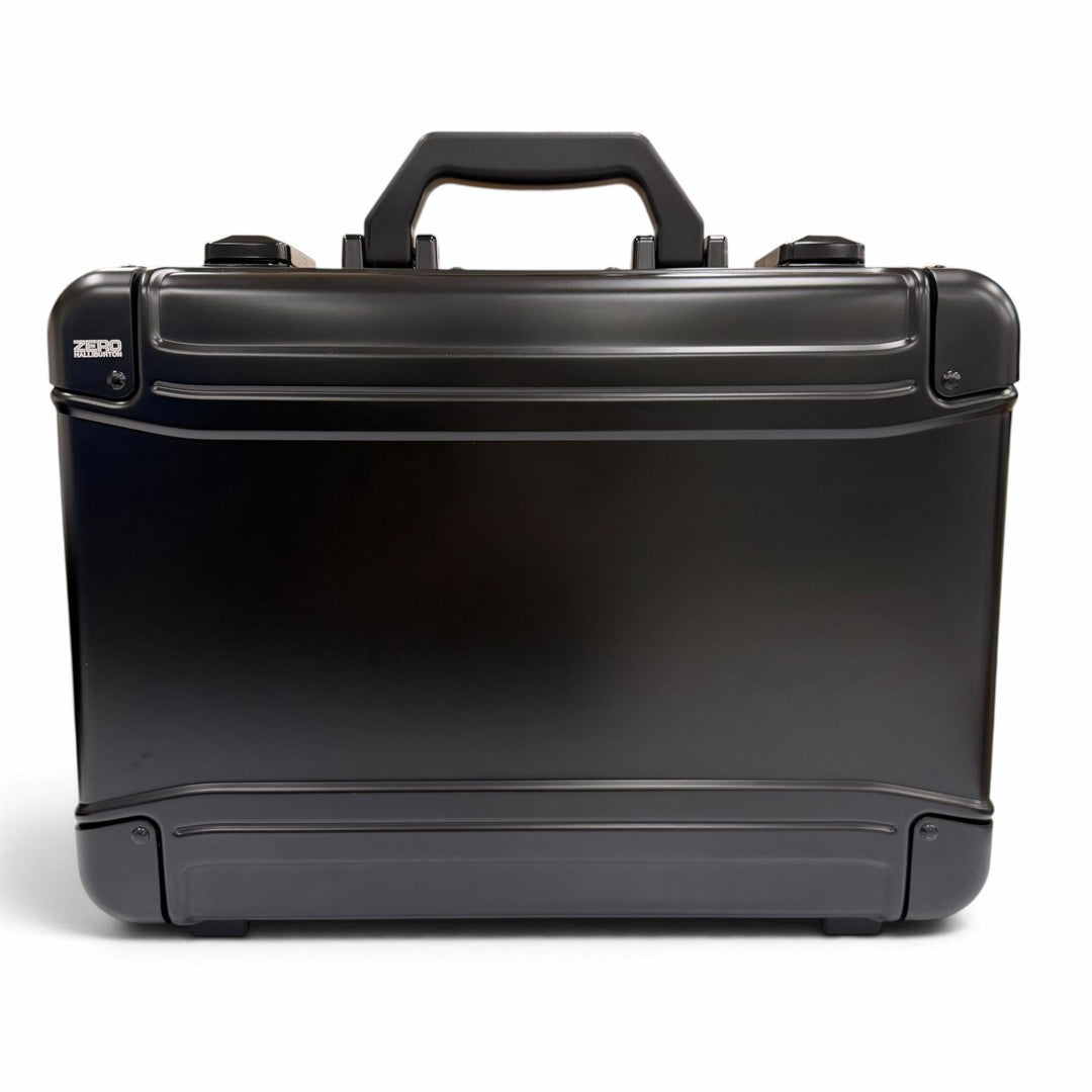 Excellent ZERO HALLIBURTON Business bag TSA lock equipped attaché case aluminum