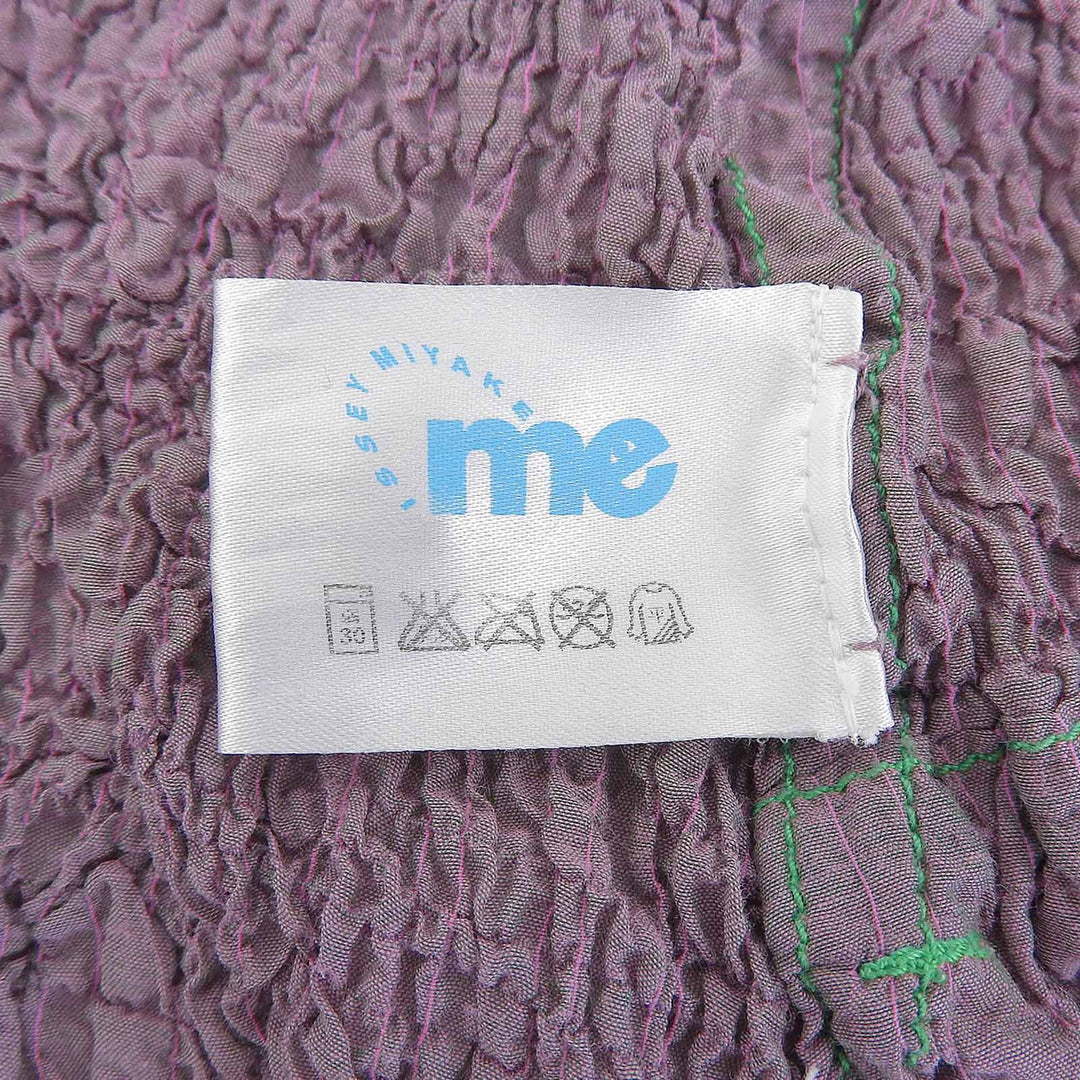 Excellent me ISSEY MIYAKE cardigan Cauliflower High Neck purple Women MI24FA682