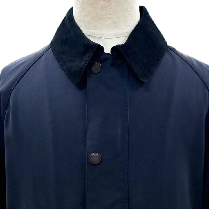 Excellent Barbour Jacket SPEY Navy wool mens 38 251MCAS184