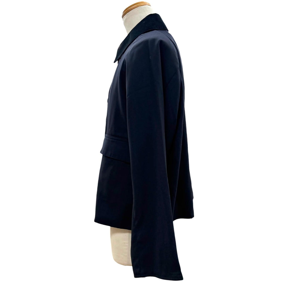 Excellent Barbour Jacket SPEY Navy wool mens 38 251MCAS184