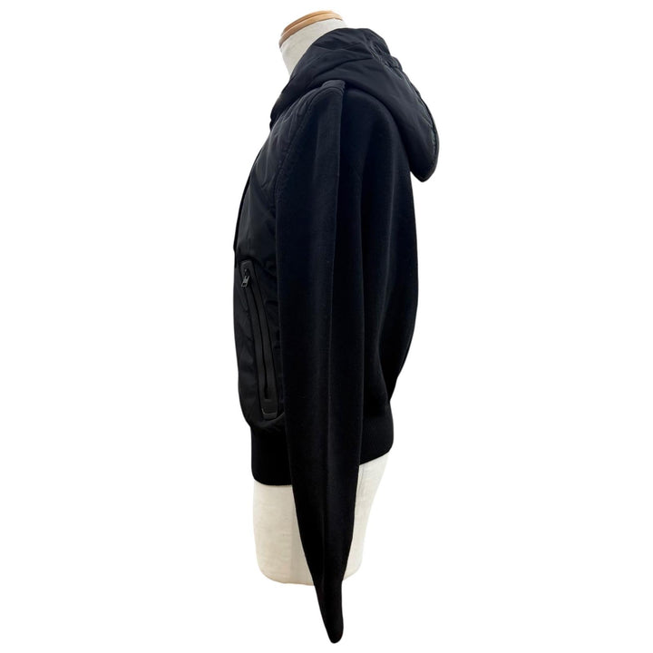 Excellent TOM FORD hoodie Knit switching double zip-up black 50 BYM2R TFKG54