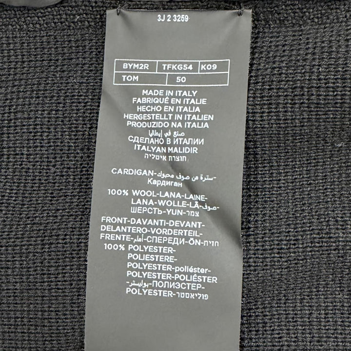 Excellent TOM FORD hoodie Knit switching double zip-up black 50 BYM2R TFKG54