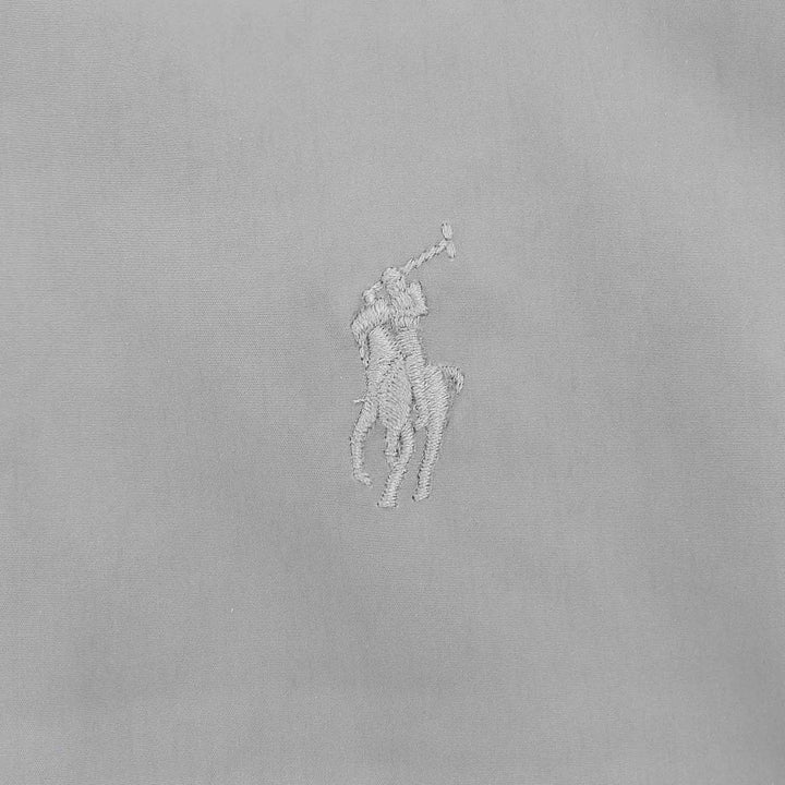 Excellent POLO RALPH LAUREN Jacket Zip-up stand-up collar gray polyester mens L