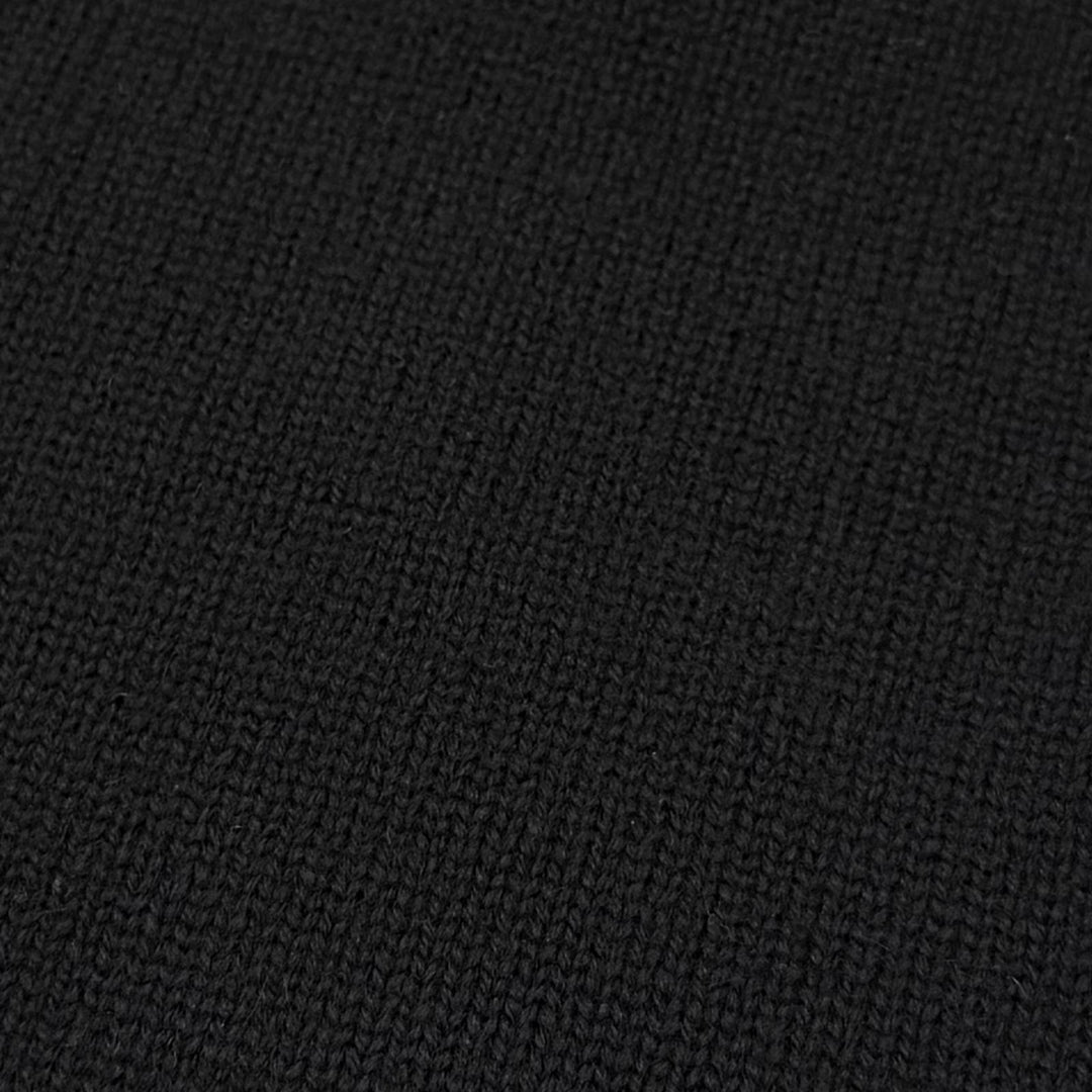Excellent CELINE sweater Loose-fit turtleneck black cashmere mens S 2AC80207O