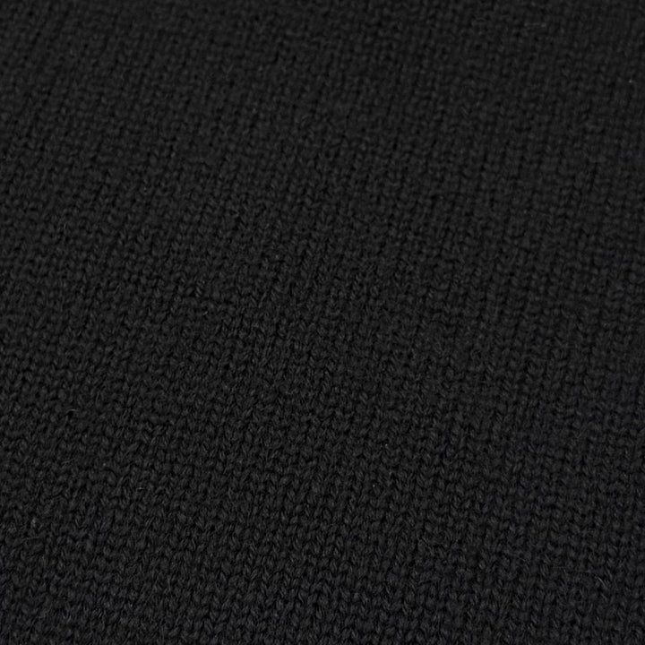 Excellent CELINE sweater Loose-fit turtleneck black cashmere mens S 2AC80207O