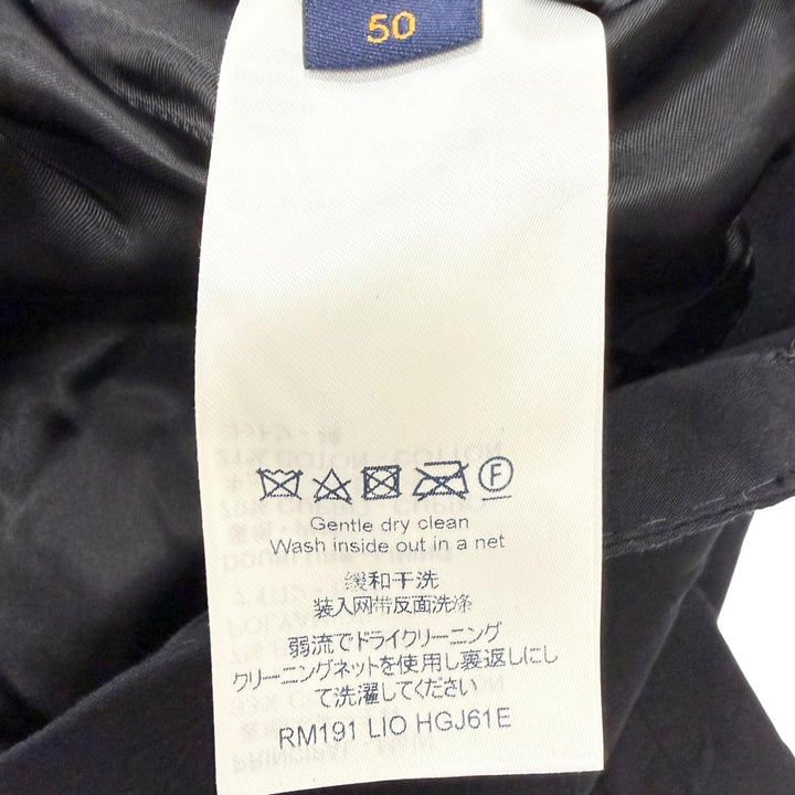Great LOUIS VUITTON tailored jacket Plain Rainbow Monogram Embossed Single