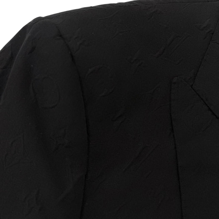 Great LOUIS VUITTON tailored jacket Plain Rainbow Monogram Embossed Single