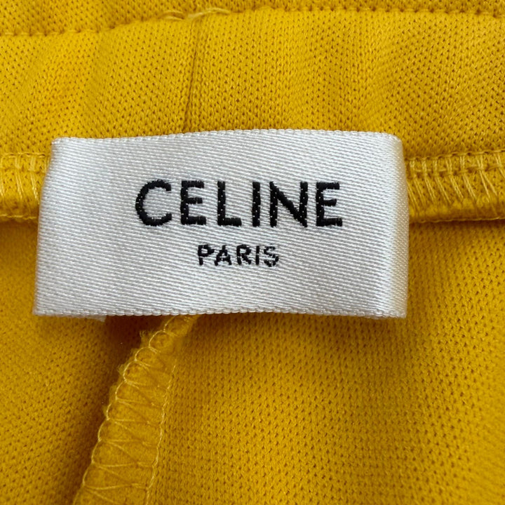Excellent CELINE Pants Jersey Double Face Jogging Pants truck yellow L 2Z223121O