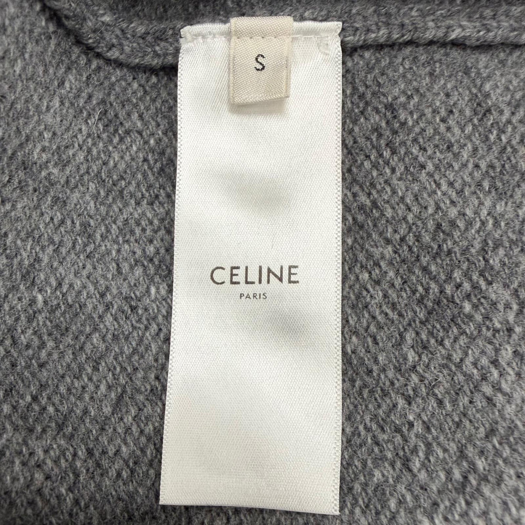 Excellent CELINE sweater gray wool mens S 2AC87048T