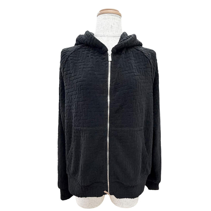 Excellent TATRAS hoodie BIANCA Logo patch pile jacquard zip-up LCK0471063588