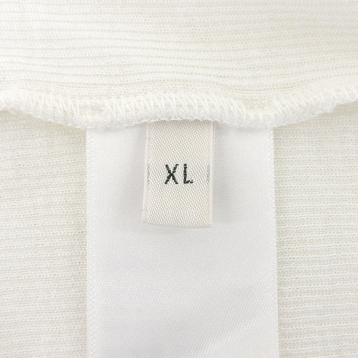 Excellent CELINE Tank top Triomphe embroidery rib knit silk XL 2X365322T.01OB