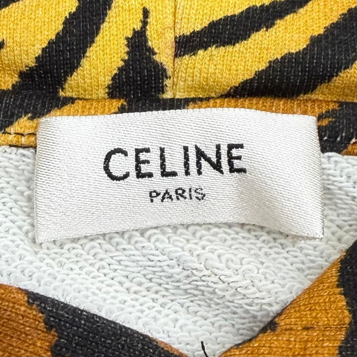 Excellent CELINE hoodie Brown cotton mens M 2Y571582Q