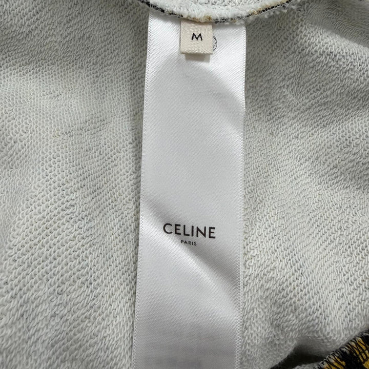 Excellent CELINE hoodie Brown cotton mens M 2Y571582Q