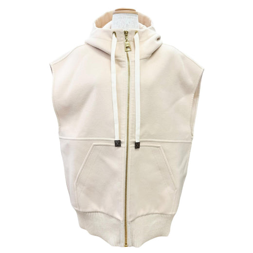 Excellent LOUIS VUITTON Best Giant monogram lining, hooded zip-up jacket 34
