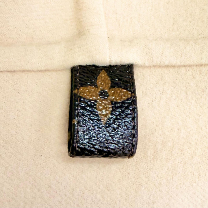 Excellent LOUIS VUITTON Best Giant monogram lining, hooded zip-up jacket 34