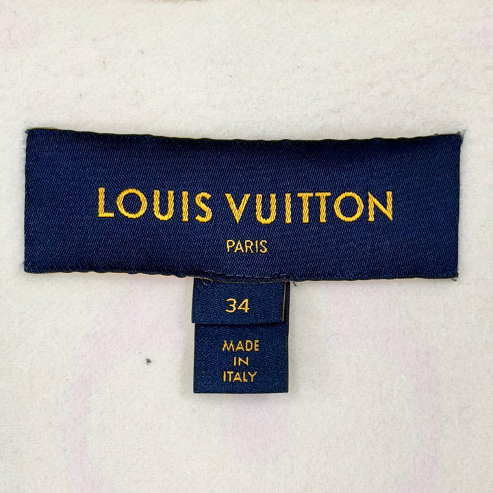 Excellent LOUIS VUITTON Best Giant monogram lining, hooded zip-up jacket 34