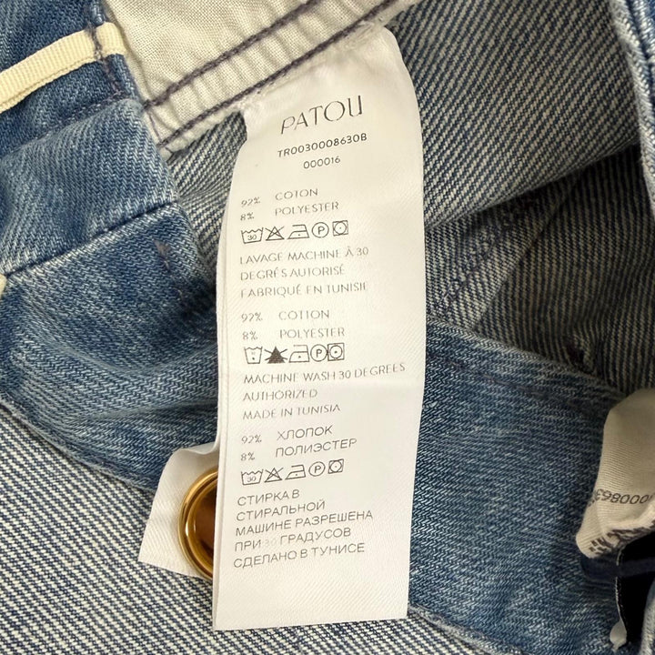 Pristine PATOU Denim pants Cotton denim iconic pants cotton 34 TR0030008630B