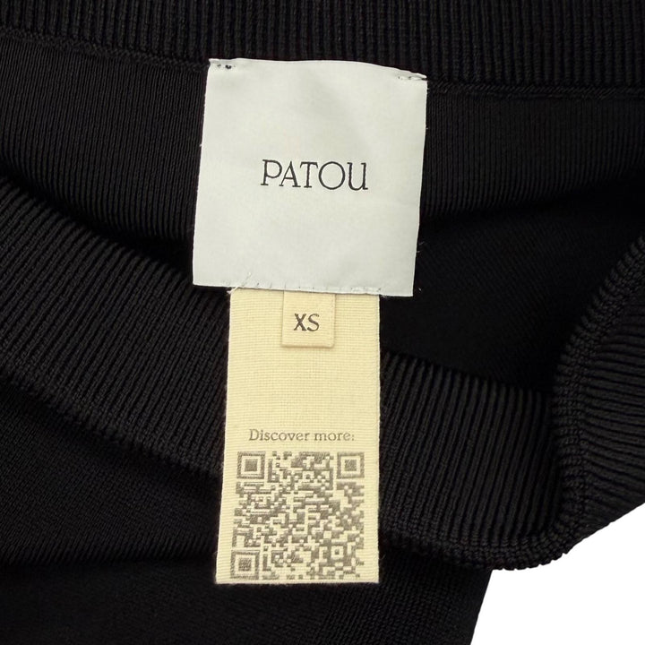 Pristine PATOU Technical crepe knit midi pencil skirt Rayon XS KN2458071999B