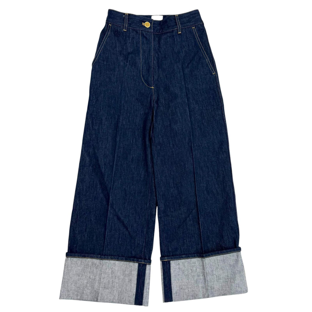 Pristine PATOU Iconic denim pants Center press cotton 34 TR0030008602D